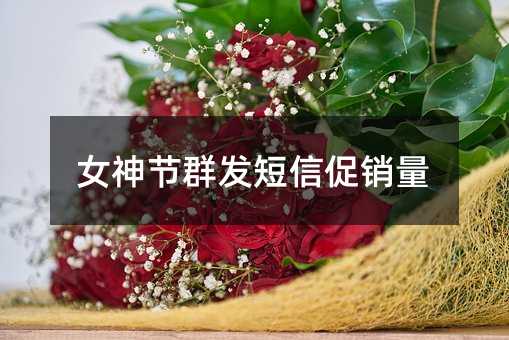 女神节群发短信促销量