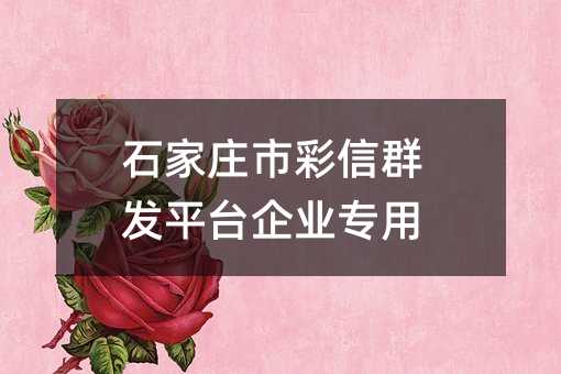 ʯ��ׯ�в���Ⱥ��ƽ̨��ҵר��