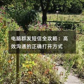 电脑群发短信全攻略:高效沟通的正确打开方式