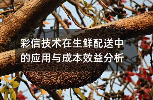 彩信技术在生鲜配送中的应用与成本效益分析