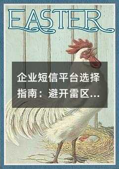 企业短信平台选择指南:避开雷区选对服务商的五大实战经验