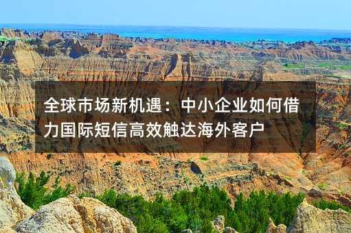 ȫ���г��»�������С��ҵ��ν������ʶ��Ÿ�Ч���ﺣ��ͻ�