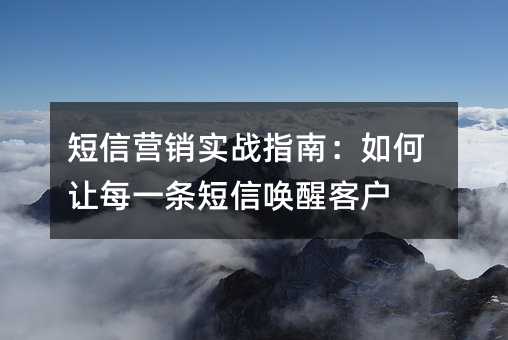 ����Ӫ��ʵսָ�ϣ������ÿһ�����Ż��ѿͻ�