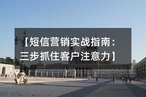 ������Ӫ��ʵսָ�ϣ�����ץס�ͻ�ע������