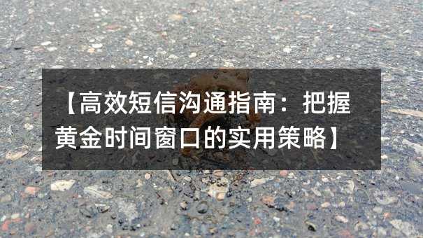 ����Ч���Ź�ָͨ�ϣ����ջƽ�ʱ�䴰�ڵ�ʵ�ò��ԡ�