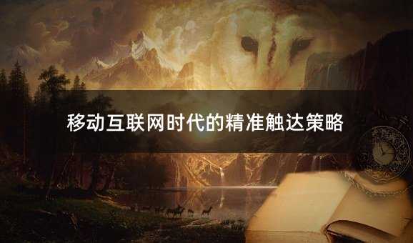 移动互联网时代的精准触达策略