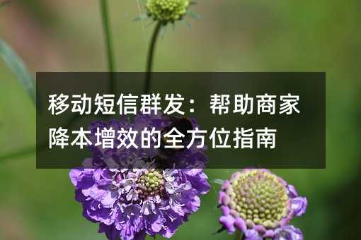 �ƶ�����Ⱥ���������̼ҽ�����Ч��ȫ��λָ��