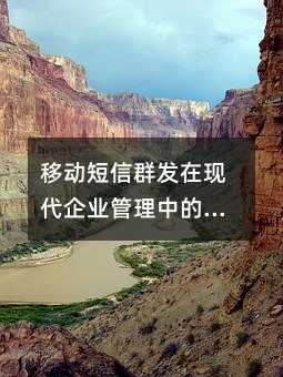 移动短信群发在现代企业管理中的高效运用