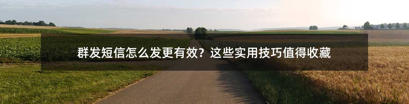 群发短信怎么发更有效?这些实用技巧值得收藏