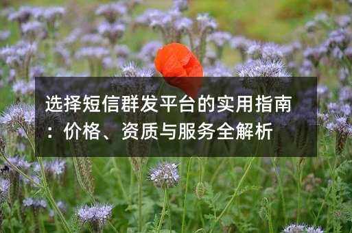 ѡ�����Ⱥ��ƽ̨��ʵ��ָ�ϣ��۸����������ȫ����