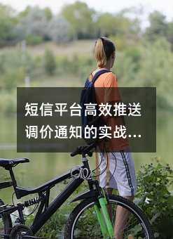 短信平台高效推送调价通知的实战指南