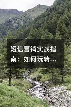 短信营销实战指南:如何玩转低成本高转化的推广利器