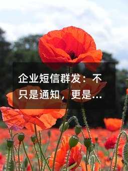 ��ҵ����Ⱥ������ֻ��֪ͨ�����Ǹ�Ч��ͨ������