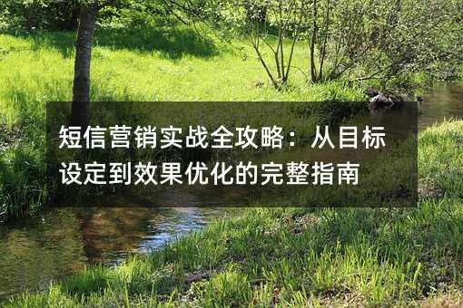 ����Ӫ��ʵսȫ���ԣ���Ŀ���趨��Ч���Ż�������ָ��