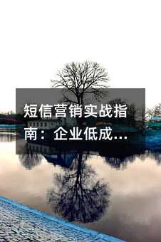 短信营销实战指南:企业低成本获客的六个黄金法则