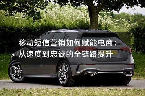 移动短信营销如何赋能电商:从速度到忠诚的全链路提升