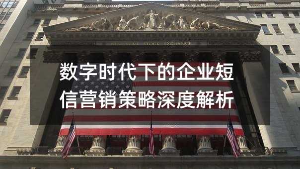 数字时代下的企业短信营销策略深度解析